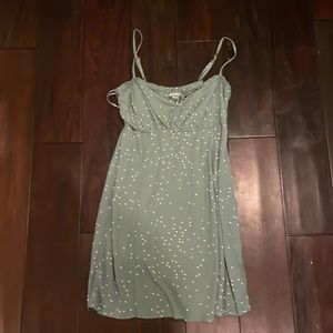 O’Neill green white polkadot dress